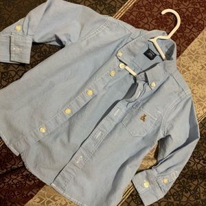 Button up baby shirt